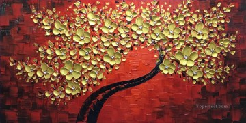 金の花飾りの梅の花 Oil Paintings